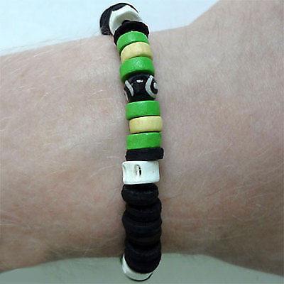 Wood Surfer Friendship Charm Bracelet Wristband Bangle Mens Ladies Kids Jewelry