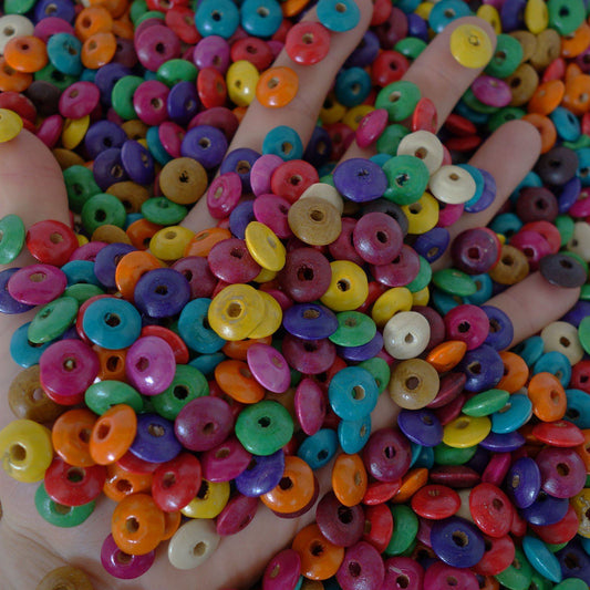 Wooden Beads for Jewellery Making Crafts Make Wood Wristbands Necklaces Chains