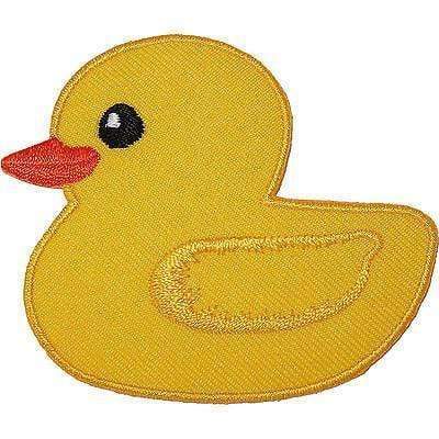 Yellow Duck Embroidered Iron / Sew On Patch Jacket Coat T Shirt Embroidery Badge
