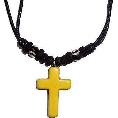 Yellow Jesus Cross Pendant Chain Necklace Mens Womens Ladies Boys Girl Jewellery Yellow Jesus Cross Pendant Chain Necklace Mens Womens Ladies Boys Girl Jewellery