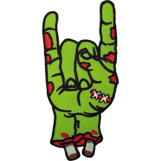 Zombie Hand Patch Iron Sew On Clothes Bag Embroidery Applique Embroidered Badge